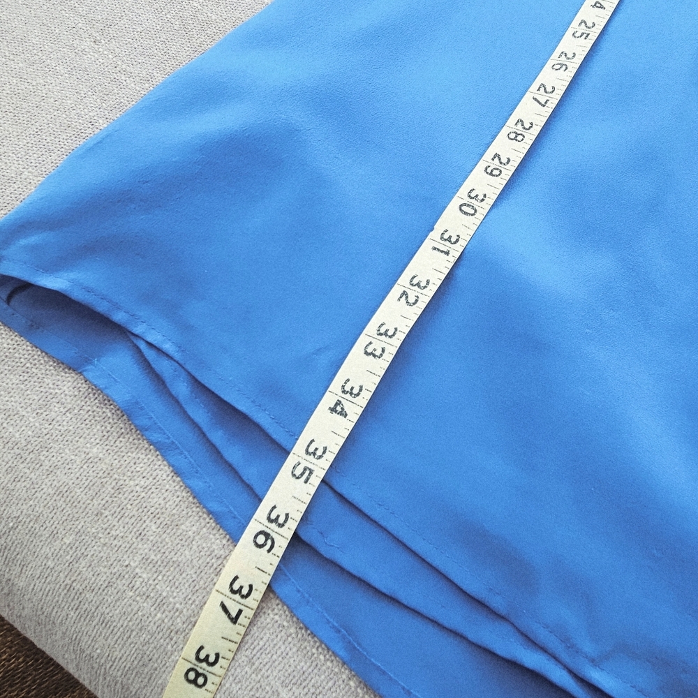 NWT TED BAKER Size 3 Cobalt Blue Gusadi Silk Dress - Picture 15 of 16